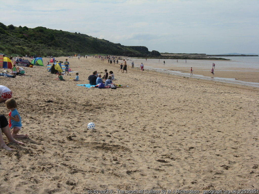 The beach at Gullane