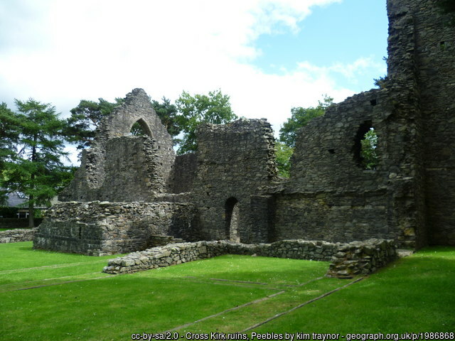 Cross Kirk ruins, Peebles