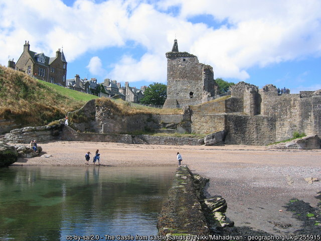 The Castle from Castle Sands