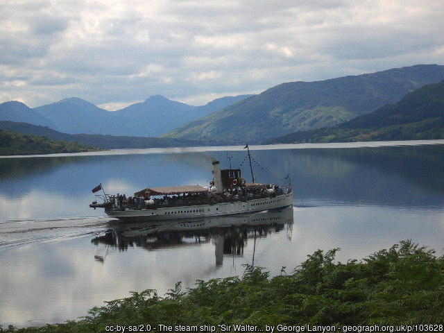 The steam ship "Sir Walter Scott"