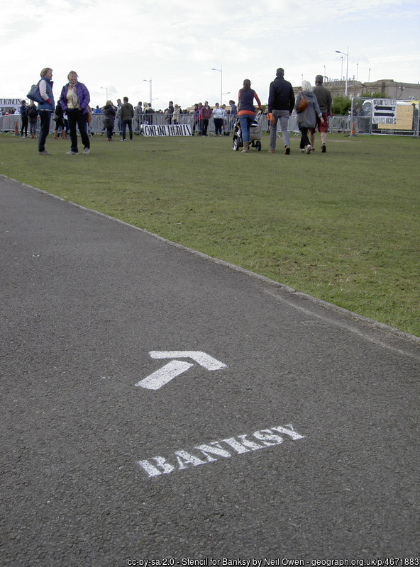Stencil for Banksy