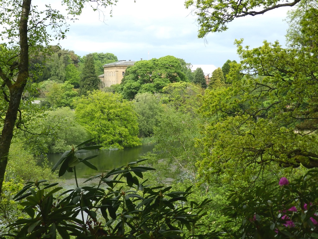 Belsay Hall - From Crag Wood