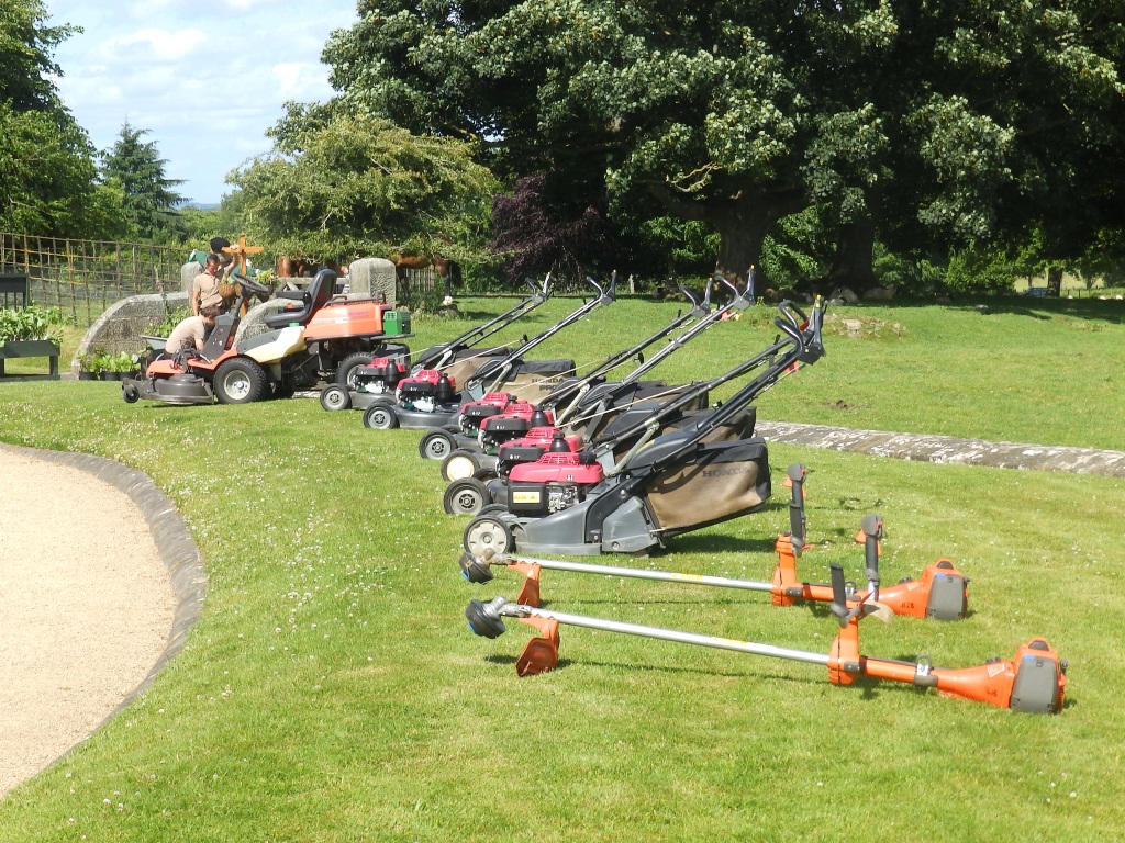 Belsay Hall - Lawnmowers