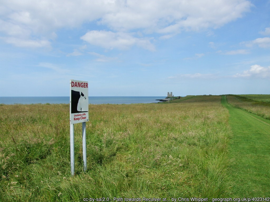 Reculver Country Park - Danger